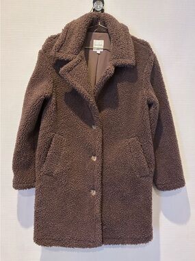 Gentle Fawn Brown Faux Shearling Hoxton Coat